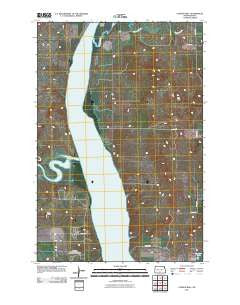 Cannon Ball North Dakota Historical topographic map, 1:24000 scale, 7.5 X 7.5 Minute, Year 2011