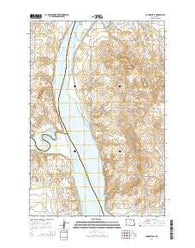 Cannon Ball North Dakota Current topographic map, 1:24000 scale, 7.5 X 7.5 Minute, Year 2014