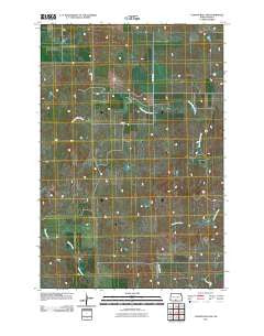 Cannon Ball SW North Dakota Historical topographic map, 1:24000 scale, 7.5 X 7.5 Minute, Year 2011