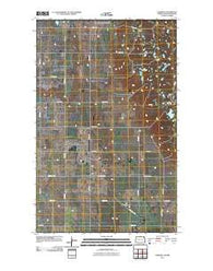 Carbury North Dakota Historical topographic map, 1:24000 scale, 7.5 X 7.5 Minute, Year 2011