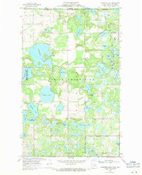 Carpenter Lake North Dakota Historical topographic map, 1:24000 scale, 7.5 X 7.5 Minute, Year 1968