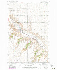 Carpio North Dakota Historical topographic map, 1:24000 scale, 7.5 X 7.5 Minute, Year 1949