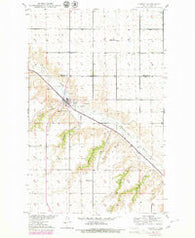 Carpio North Dakota Historical topographic map, 1:24000 scale, 7.5 X 7.5 Minute, Year 1949