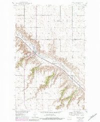 Carpio North Dakota Historical topographic map, 1:24000 scale, 7.5 X 7.5 Minute, Year 1949