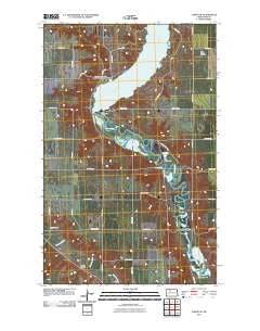 Carpio NE North Dakota Historical topographic map, 1:24000 scale, 7.5 X 7.5 Minute, Year 2011