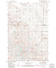 Carrington SW North Dakota Historical topographic map, 1:24000 scale, 7.5 X 7.5 Minute, Year 1950