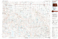 Carrington North Dakota Historical topographic map, 1:100000 scale, 30 X 60 Minute, Year 1994