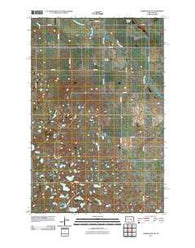 Carrington SW North Dakota Historical topographic map, 1:24000 scale, 7.5 X 7.5 Minute, Year 2011