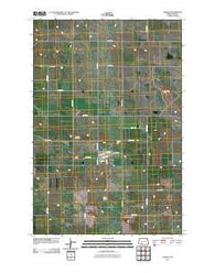 Carson North Dakota Historical topographic map, 1:24000 scale, 7.5 X 7.5 Minute, Year 2011