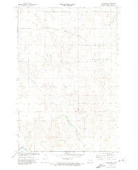 Carson SE North Dakota Historical topographic map, 1:24000 scale, 7.5 X 7.5 Minute, Year 1972