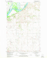 Cartwright NE North Dakota Historical topographic map, 1:24000 scale, 7.5 X 7.5 Minute, Year 1969