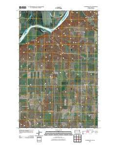 Cartwright NE North Dakota Historical topographic map, 1:24000 scale, 7.5 X 7.5 Minute, Year 2011