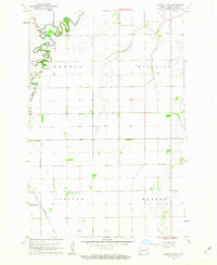 Casselton SE North Dakota Historical topographic map, 1:24000 scale, 7.5 X 7.5 Minute, Year 1961
