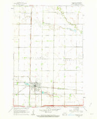 Casselton North Dakota Historical topographic map, 1:24000 scale, 7.5 X 7.5 Minute, Year 1961