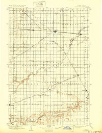 Casselton North Dakota Historical topographic map, 1:125000 scale, 30 X 30 Minute, Year 1897