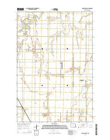 Casselton SE North Dakota Current topographic map, 1:24000 scale, 7.5 X 7.5 Minute, Year 2014