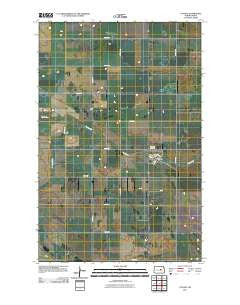 Cathay North Dakota Historical topographic map, 1:24000 scale, 7.5 X 7.5 Minute, Year 2011