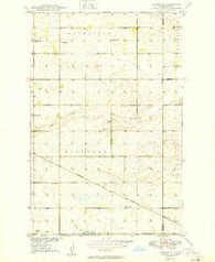 Cathay SE North Dakota Historical topographic map, 1:24000 scale, 7.5 X 7.5 Minute, Year 1949