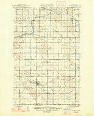 Cathay North Dakota Historical topographic map, 1:62500 scale, 15 X 15 Minute, Year 1948