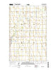 Cavalier North Dakota Current topographic map, 1:24000 scale, 7.5 X 7.5 Minute, Year 2014