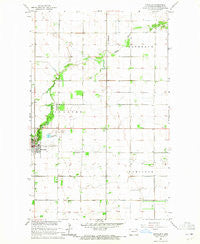 Cavalier North Dakota Historical topographic map, 1:24000 scale, 7.5 X 7.5 Minute, Year 1964