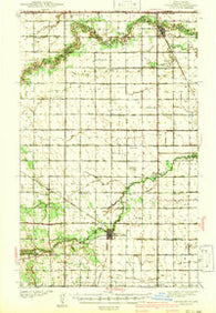 Cavalier North Dakota Historical topographic map, 1:62500 scale, 15 X 15 Minute, Year 1941