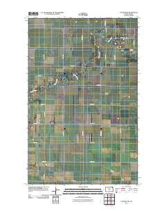 Cavalier NW North Dakota Historical topographic map, 1:24000 scale, 7.5 X 7.5 Minute, Year 2011