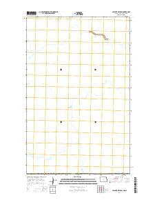 Cavalier NW OE N North Dakota Current topographic map, 1:24000 scale, 7.5 X 7.5 Minute, Year 2014