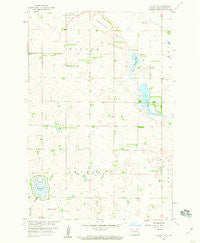 Cayuga NW North Dakota Historical topographic map, 1:24000 scale, 7.5 X 7.5 Minute, Year 1958