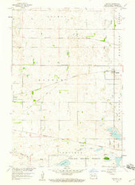 Cayuga North Dakota Historical topographic map, 1:24000 scale, 7.5 X 7.5 Minute, Year 1958