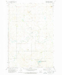 Cedar Butte North Dakota Historical topographic map, 1:24000 scale, 7.5 X 7.5 Minute, Year 1974