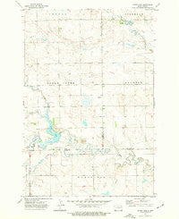 Cedar Lake North Dakota Historical topographic map, 1:24000 scale, 7.5 X 7.5 Minute, Year 1973