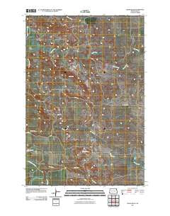 Cedar Hills North Dakota Historical topographic map, 1:24000 scale, 7.5 X 7.5 Minute, Year 2011