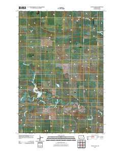 Cedar Lake North Dakota Historical topographic map, 1:24000 scale, 7.5 X 7.5 Minute, Year 2011