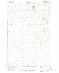 Center North Dakota Historical topographic map, 1:24000 scale, 7.5 X 7.5 Minute, Year 1972