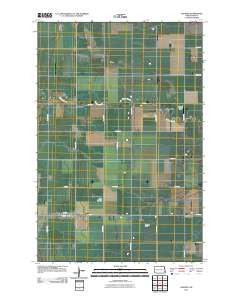 Chaffee North Dakota Historical topographic map, 1:24000 scale, 7.5 X 7.5 Minute, Year 2011