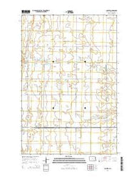 Chaffee North Dakota Current topographic map, 1:24000 scale, 7.5 X 7.5 Minute, Year 2014