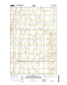 Chaffee North Dakota Current topographic map, 1:24000 scale, 7.5 X 7.5 Minute, Year 2014