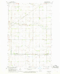 Chaffee North Dakota Historical topographic map, 1:24000 scale, 7.5 X 7.5 Minute, Year 1967
