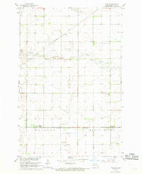 Chaffee North Dakota Historical topographic map, 1:24000 scale, 7.5 X 7.5 Minute, Year 1967