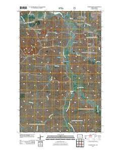 Charbonneau North Dakota Historical topographic map, 1:24000 scale, 7.5 X 7.5 Minute, Year 2011