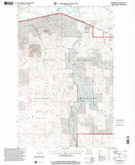 Charbonneau North Dakota Historical topographic map, 1:24000 scale, 7.5 X 7.5 Minute, Year 1997