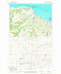 Charlson North Dakota Historical topographic map, 1:24000 scale, 7.5 X 7.5 Minute, Year 1965
