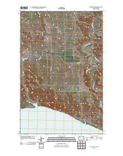 Charlson NE North Dakota Historical topographic map, 1:24000 scale, 7.5 X 7.5 Minute, Year 2011