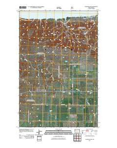 Charlson SW North Dakota Historical topographic map, 1:24000 scale, 7.5 X 7.5 Minute, Year 2011