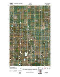 Chaseley North Dakota Historical topographic map, 1:24000 scale, 7.5 X 7.5 Minute, Year 2011