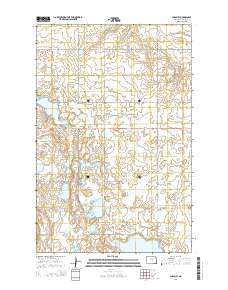 Chaseley North Dakota Current topographic map, 1:24000 scale, 7.5 X 7.5 Minute, Year 2014