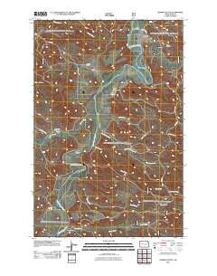 Chimney Butte North Dakota Historical topographic map, 1:24000 scale, 7.5 X 7.5 Minute, Year 2011