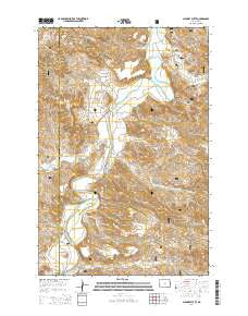 Chimney Butte North Dakota Current topographic map, 1:24000 scale, 7.5 X 7.5 Minute, Year 2014