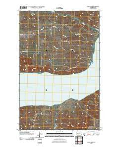 Chris Creek North Dakota Historical topographic map, 1:24000 scale, 7.5 X 7.5 Minute, Year 2011